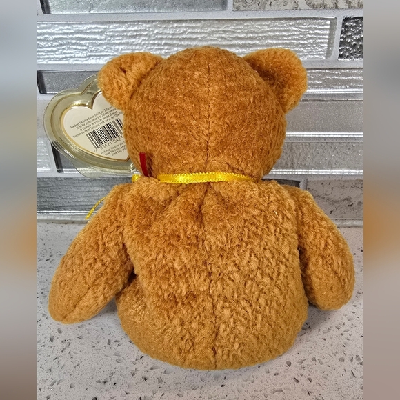 Ty Beanie Baby - Germania - Brown Bear Plush Toy - Picture 2 of 5